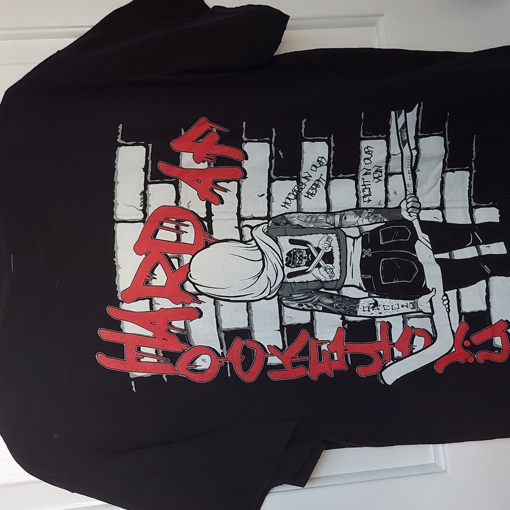 Black hockey girl tshirt